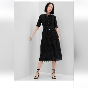 Gap Lace Button-down Dress